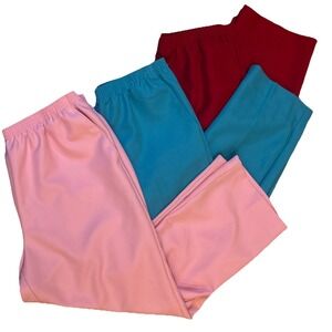 Bundle‎ Of 3 Alfred Dunner Women's  Pull On Elastic Waist Size 12 Petite Pockets